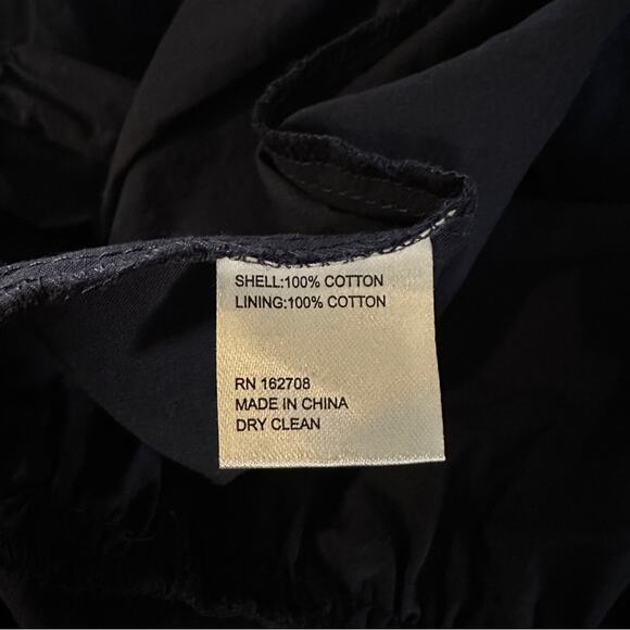 LDT Size 2 Navy Blue Blair Square Neck Sleeveless Tiered Maxi Dress Heritage - Picture 8 of 11